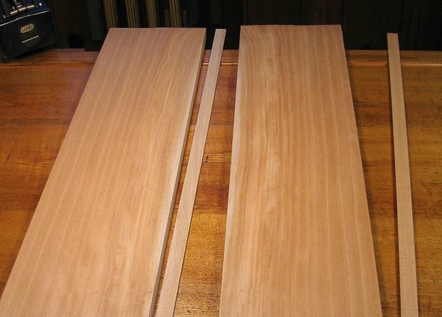 Trimming the Sides to Even Sapwood in Each